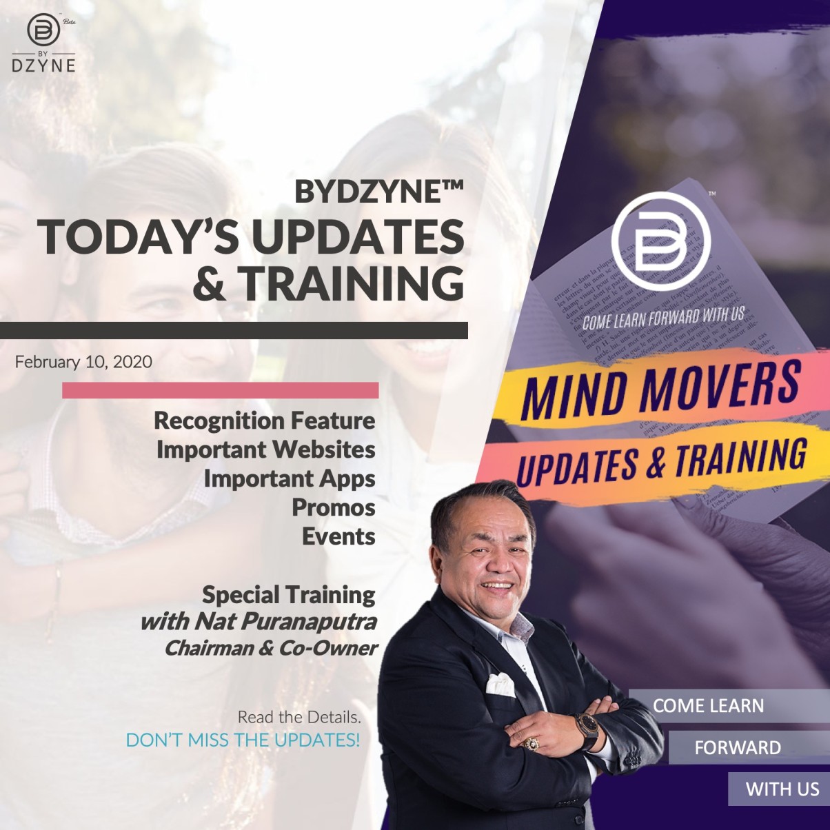 RECAP: Mindset Training – Ep. 12 – Mind Movers Updates & Training
