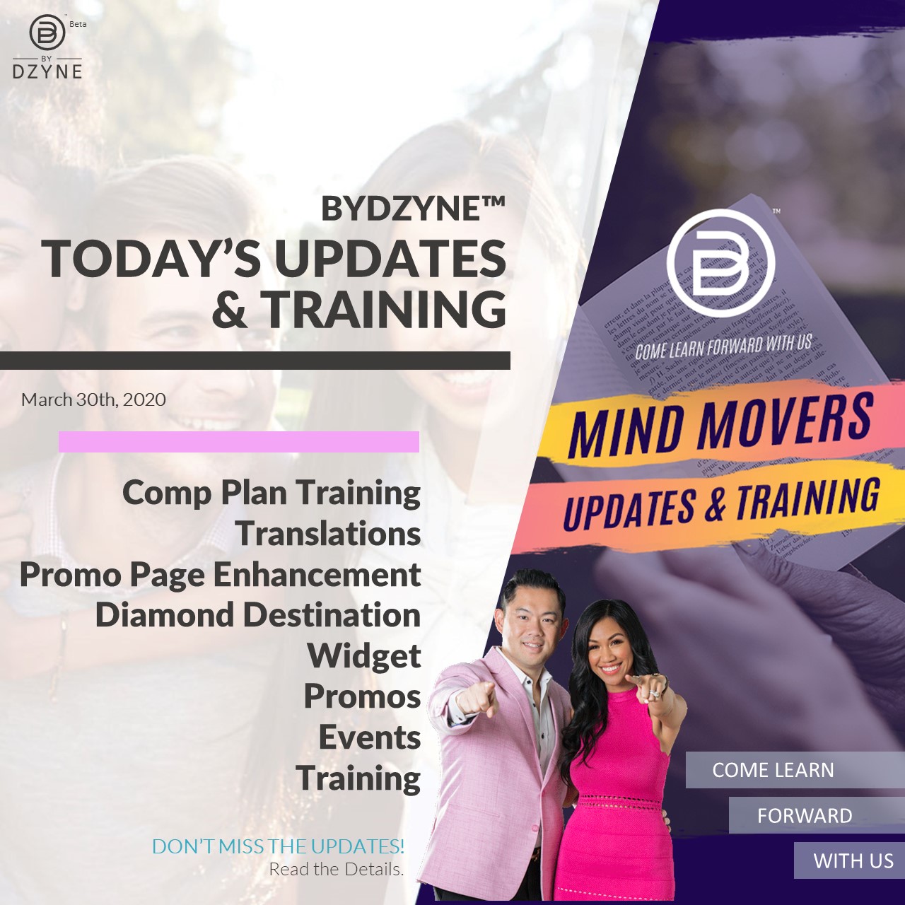 RECAP: Pt 3: The 3-6-9 System Ep. 19- Mind Movers Updates & Training