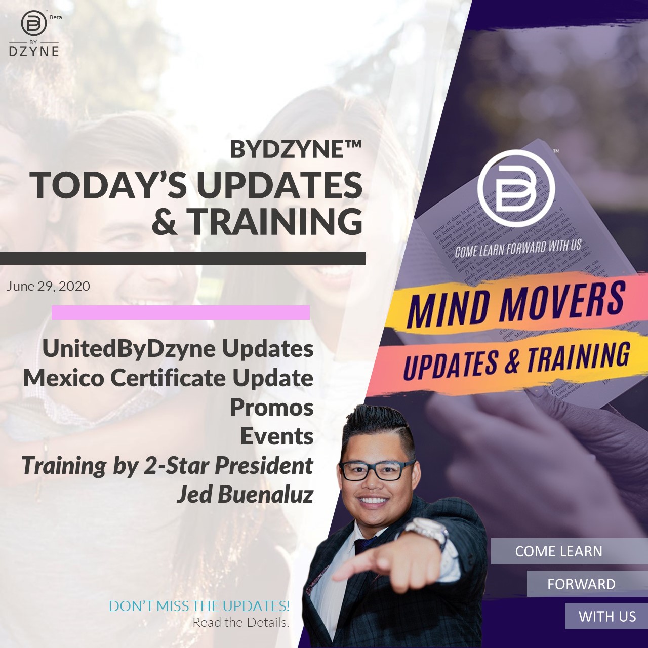 RECAP: ByDzyne Crown Mindset Ep.31 – Mind Movers Updates & Training