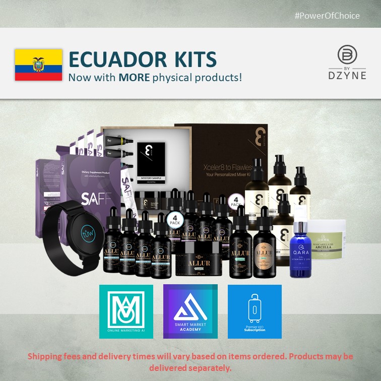 ECUADOR KITS now with more physical products!