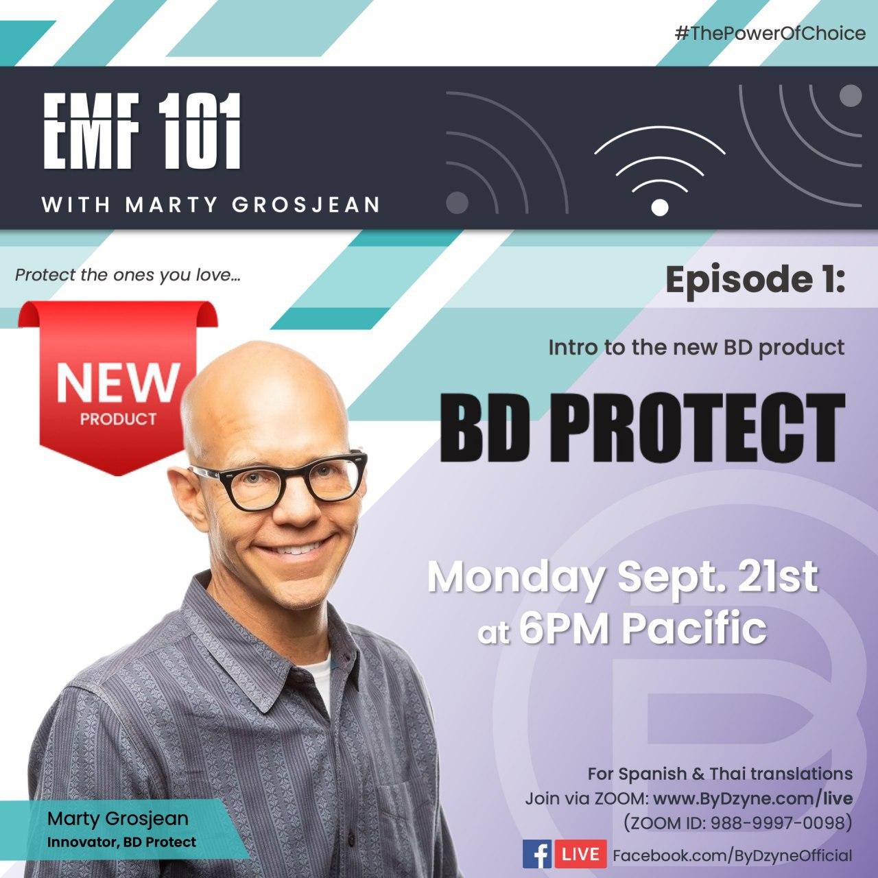 EMF 101 RECAP: Episode 1 Intro to the new BD Protect products