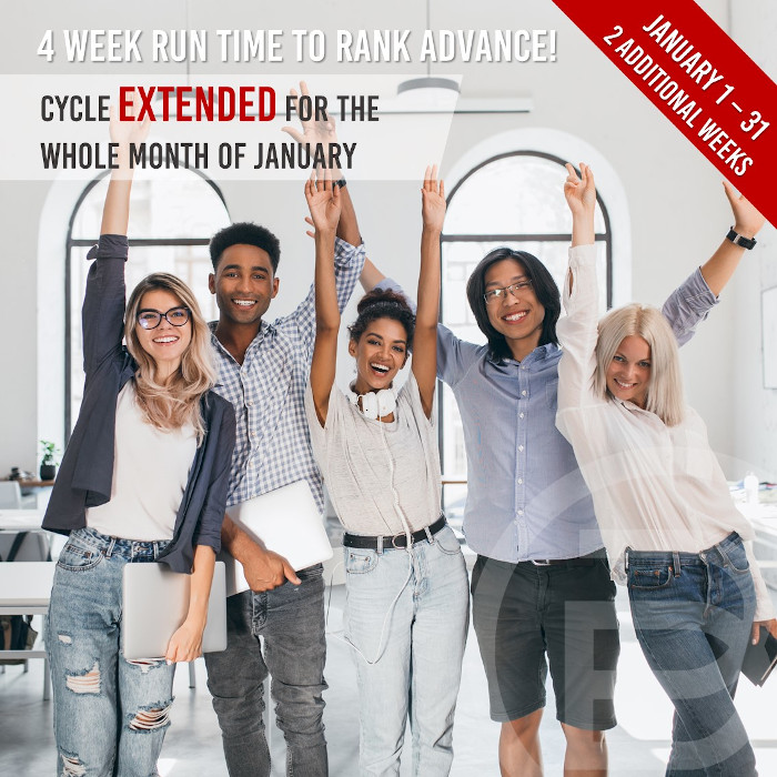 Pay Cycle extended for the whole month of January!