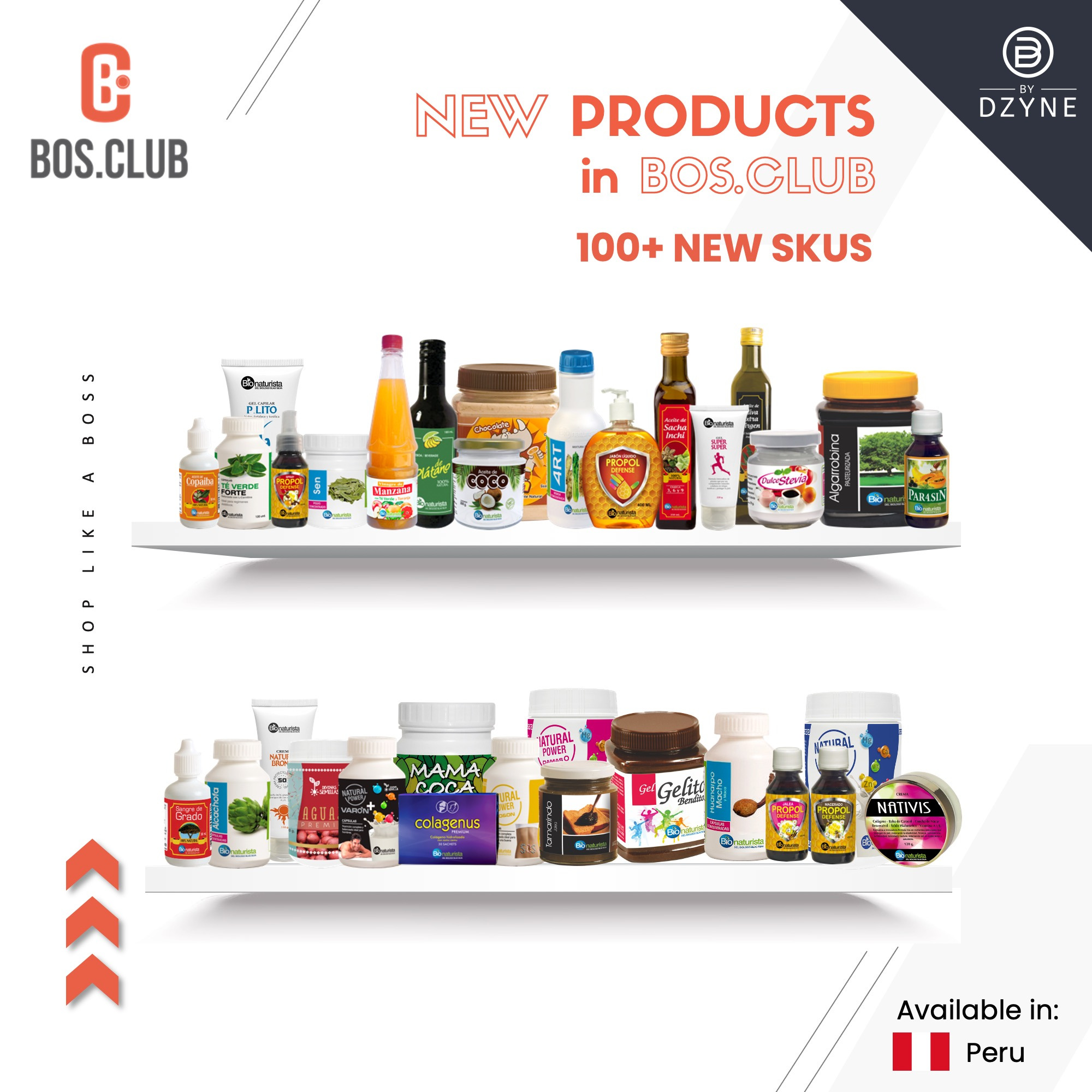 BOS.Club: Over 100 new products launched in Peru!