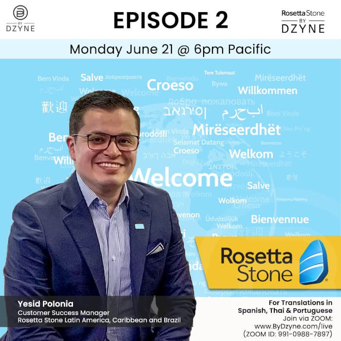 Rosetta Stone RECAP: Episode 2 – Exploring the Rosetta Stone Platform