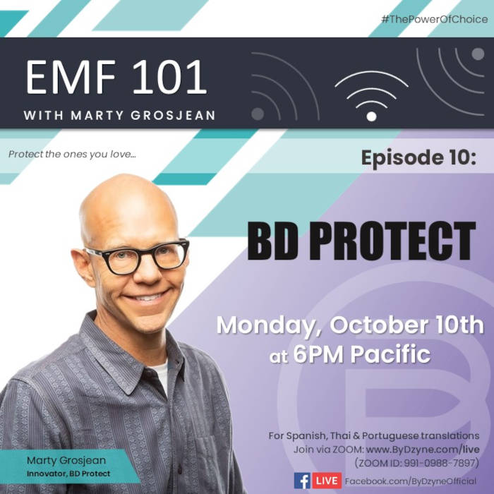 EMF 101 RECAP: Episode 10 The Relevance of BD Protect in our Lives