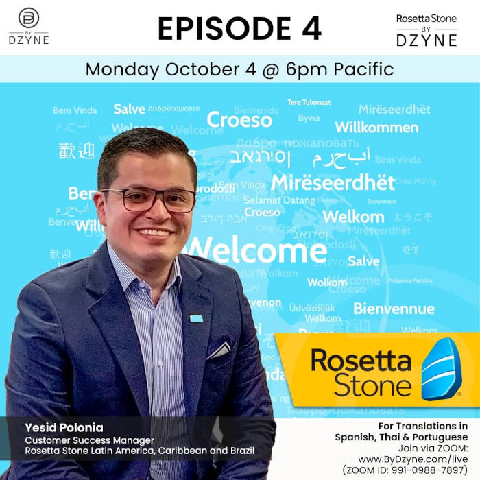 Rosetta Stone RECAP: Episode 4 – The Various Languages Available on Rosetta Stone