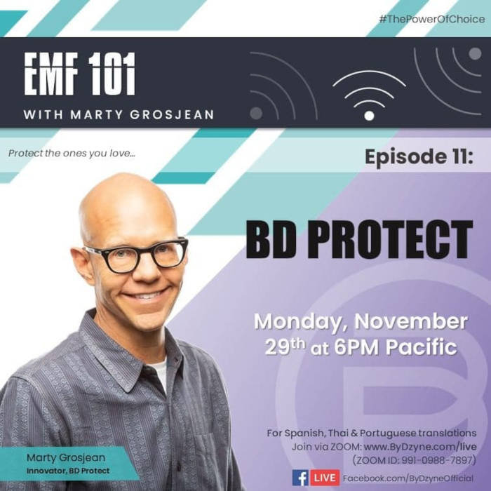 EMF 101 RECAP: Episode 11 – What is EMF and how BD Protect can shield us from it?