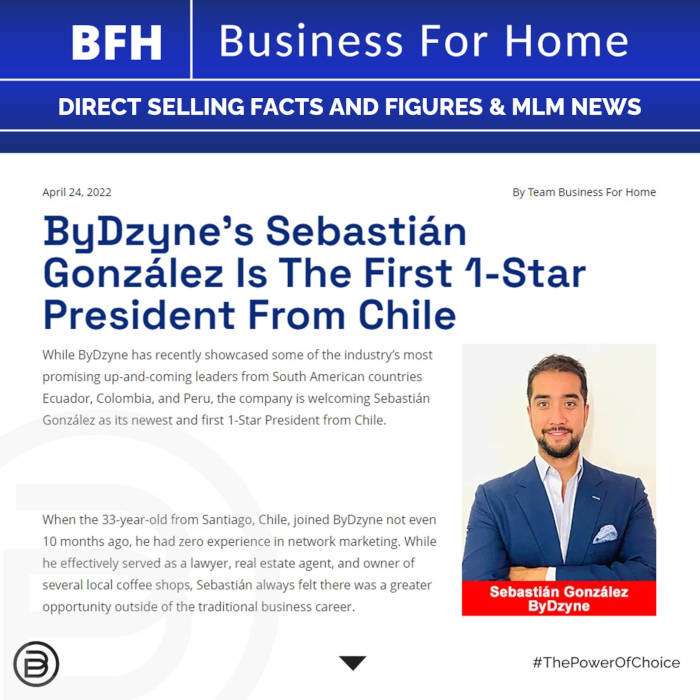 BFH: ByDzyne’s Sebastián González Is The First 1-Star President From Chile