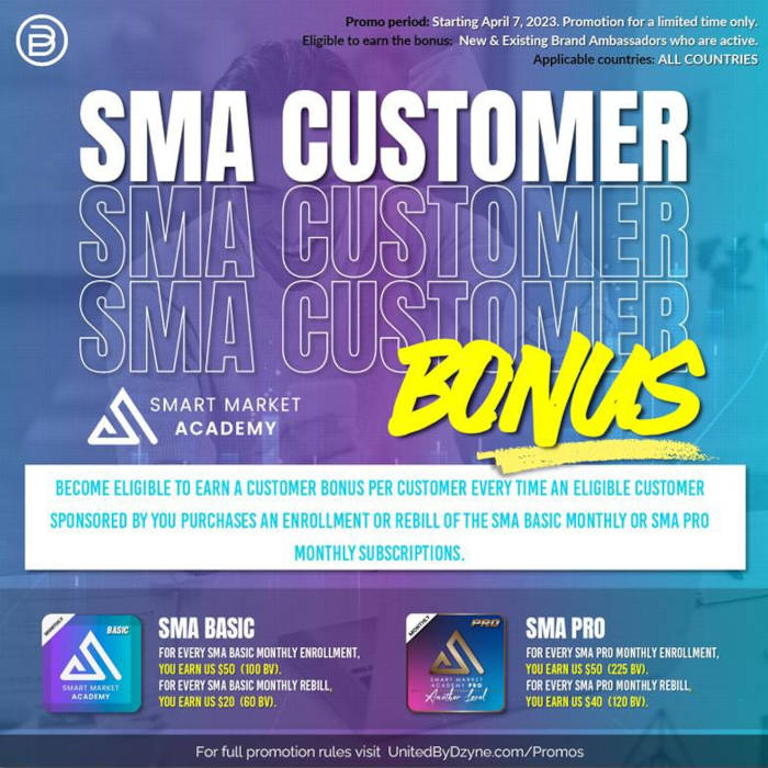 SMA Customer Bonus Promo (Limited Time Promo)